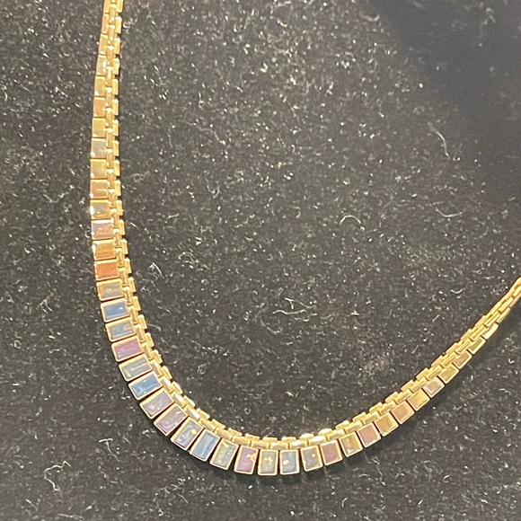 Vintage 14K Solid Gold Heavy Tricolor Cleopatra necklace Heavy’ Italy - Picture 15 of 16